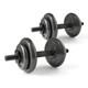 40 Lbs Adjustable Cast Iron Dumbbell Set, Solid Cast Iron