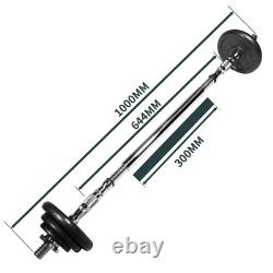 44Lbs Cast Iron Adjustable Dumbbell Set Hand Weight with Solid Dumbbell Handl