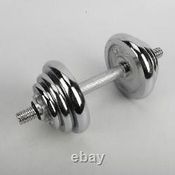 44/66LBS Weight Steel Dumbbell Set Dumbbell Set Adjustable Gym Barbell Plates