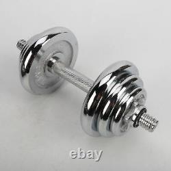 44/66LBS Weight Steel Dumbbell Set Dumbbell Set Adjustable Gym Barbell Plates