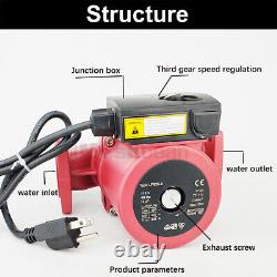 45GPM 3 Speed Cast Iron Circulator Pump, Outdoor Furnace, Hot water heat, Solar