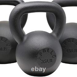 45LBS Solid Cast Iron Kettlebells Ideal for Strength Training