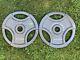 45 Lb Olympic 2 Weight Plates Pair (2x 45lb) Fitness Gear Free Shipping