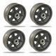 4 Pcs Of 6 V-groove Wheel 500 Lbs Capacity