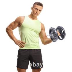 50LB Cast Iron Standard Weight Plate Set 2x25LB Strength Training Workouts New