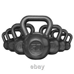 50LB Kettlebell Cast Iron Weight Strength Training Exercises Home Gym Fitness US