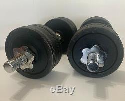 52.5 Lbs Adjustable Dumbbells Set (Extra Handles/Weights Included)