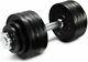 52.5lb Total Adjustable Dumbbell With Cast Iron Weights Yes4all Bowflex In Hand