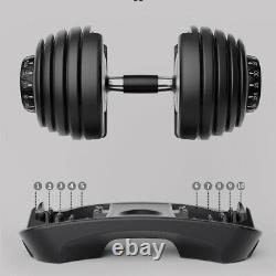 52.5lbs Dumbbell Adjustable Weight Men's Fitness Equipment 30day