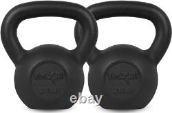 5-80 Lbs Cast Iron Kettlebell for Dumbbell Weights Exercises, Gym, Full Body Hom