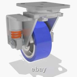 620 lbs Load Capacity 5 Hamilton Ergo-Glide Polyurethane Cast Iron Wheel Sp