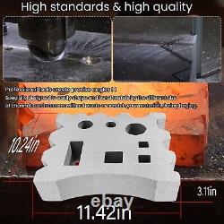 66lb Blacksmith Swage Block Anvil Forge Bowl Ladle Spoon Making Solid Cast Iron