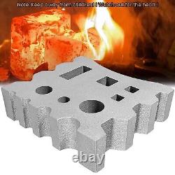 66lb Blacksmith Swage Block Anvil Forge Bowl Ladle Spoon Making Solid Cast Iron