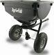 85 Lb Behind Broadcast Spreader Tow Hopper Fertilizer Seed Atv Lawn Tractor Pull