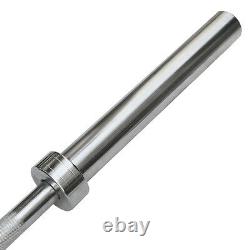 86 Chrome Olympic Barbell lifting Bar Weight Workout Gym Bench Workout 330 Lb