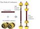 88lbs Adjustable Dumbbell Set Pair Barbell Dumbbells New Gym Workout Cap