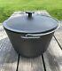 8l Tourist Cast Iron Cauldron Kazan With Lid