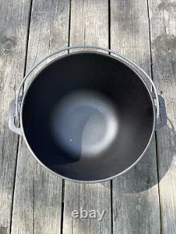 8L Tourist Cast Iron Cauldron Kazan with Lid