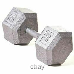90 100 lb Champion Barbell Solid Hex Dumbbells Free FedEx shipping