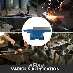 99 lb Anvil Blacksmith Cast Iron 45 kg Round Horn Heat Treated Metal Forging