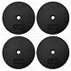 A2zcare Standard Cast Iron Weight Plates 1-inch Center-hole (15 Lbs Four)