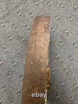 ANTIQUE CAST IRON WHEEL 18.75 OVERALL COAL MINE CAR CART WHEEL FARM, 32 lbs