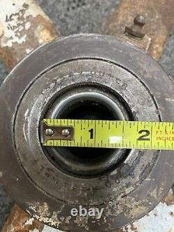 ANTIQUE CAST IRON WHEEL 18.75 OVERALL COAL MINE CAR CART WHEEL FARM, 32 lbs