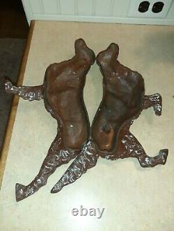 ANTIQUE RARE HASTING NEBR. Cast Iron, IRISH SETTER, DOOR Stop 8 lbs, 15 HUDLEYUSA