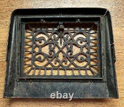 ANTIQUE RUSTIC CAST IRON SALVAGE STOVE OVEN FURNACE Cover