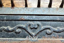 ANTIQUE RUSTIC CAST IRON SALVAGE STOVE OVEN FURNACE Cover