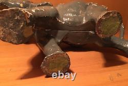 ANTIQUE VINTAGE 8 lb. HUBLEY CAST IRON CIRCUS ELEPHANT DOORSTOP