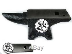 ANVIL 55 LB BLACKSMITH Cast Iron, Long Horn Metal Forging, Hardy & Pritchel hole