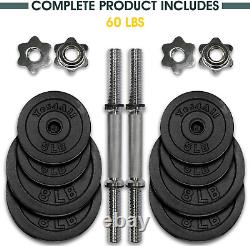 Adjustable Cast Iron Dumbbell Sets 2-In-1 40/50/52.5/60/105 to 200LBS with Alloy