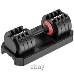 Adjustable Dumbbell 6.5-44 lbs Home Fitness Dumbbell with Anti-Slip Handle