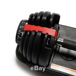 Adjustable Dumbbell Dumbbells selecttech 552 24kg 52.5lbs SHIPS USA LIKE BOWFLEX