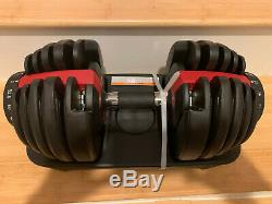 Adjustable Dumbbell Dumbbells selecttech 552 24kg 52.5lbs SHIPS USA LIKE BOWFLEX