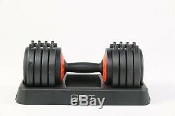 Adjustable Dumbbell (single) 11 to 55 Lbs Fast Adjusting Dial Weights