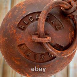 Alcatraz Prison San Francisco Cast Iron Working Ball & Chain (28 Long)