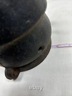 Antique 13 in Cast Iron Decorative Horse Head Hitching Post Topper 16 lbs Lot A