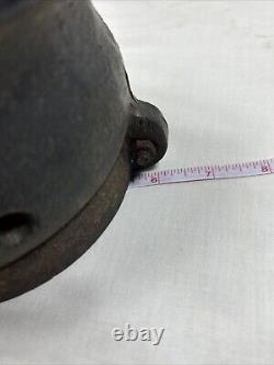 Antique 13 in Cast Iron Decorative Horse Head Hitching Post Topper 16 lbs Lot A