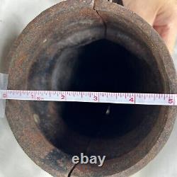 Antique 13 in Cast Iron Decorative Horse Head Hitching Post Topper 16 lbs Lot A