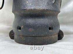 Antique 13 in Cast Iron Decorative Horse Head Hitching Post Topper 16 lbs Lot B