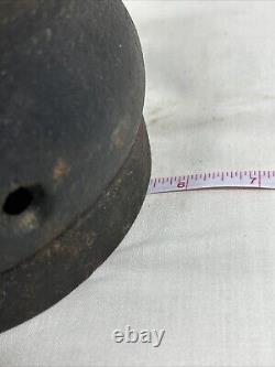 Antique 13 in Cast Iron Decorative Horse Head Hitching Post Topper 16 lbs Lot B