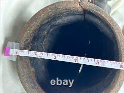 Antique 13 in Cast Iron Decorative Horse Head Hitching Post Topper 16 lbs Lot B