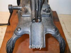 Antique 4 Leg Cast Iron Cherry Stoner Pitter Wooden Base Pat May 15 1866 Works