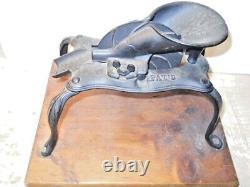 Antique 4 Leg Cast Iron Cherry Stoner Pitter Wooden Base Pat May 15 1866 Works