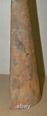 Antique 85 lb blacksmith forming 1/2 cone 35 tall collectible cast iron tool