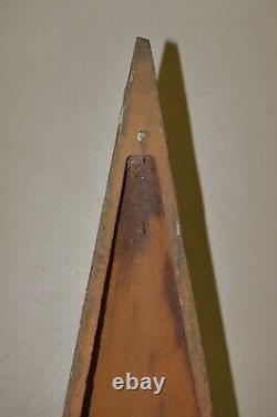 Antique 85 lb blacksmith forming 1/2 cone 35 tall collectible cast iron tool