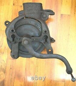 Antique Cast Iron Black Hawk 9 1909 A Clarksville Tenn Corn Sheller G 12 13lb