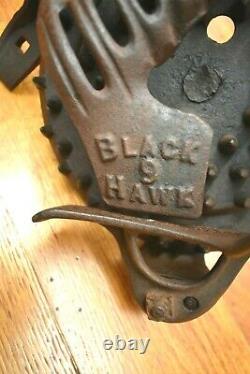 Antique Cast Iron Black Hawk 9 1909 A Clarksville Tenn Corn Sheller G 12 13lb